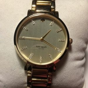 Kate Spade Gramercy gold watch